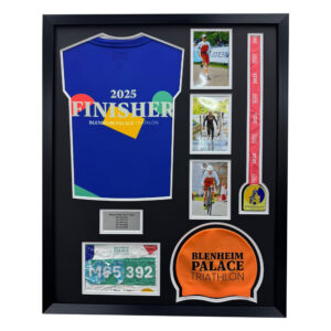 DIY Blenheim Palace Triathlon 2025 Marathon Frame for Medal